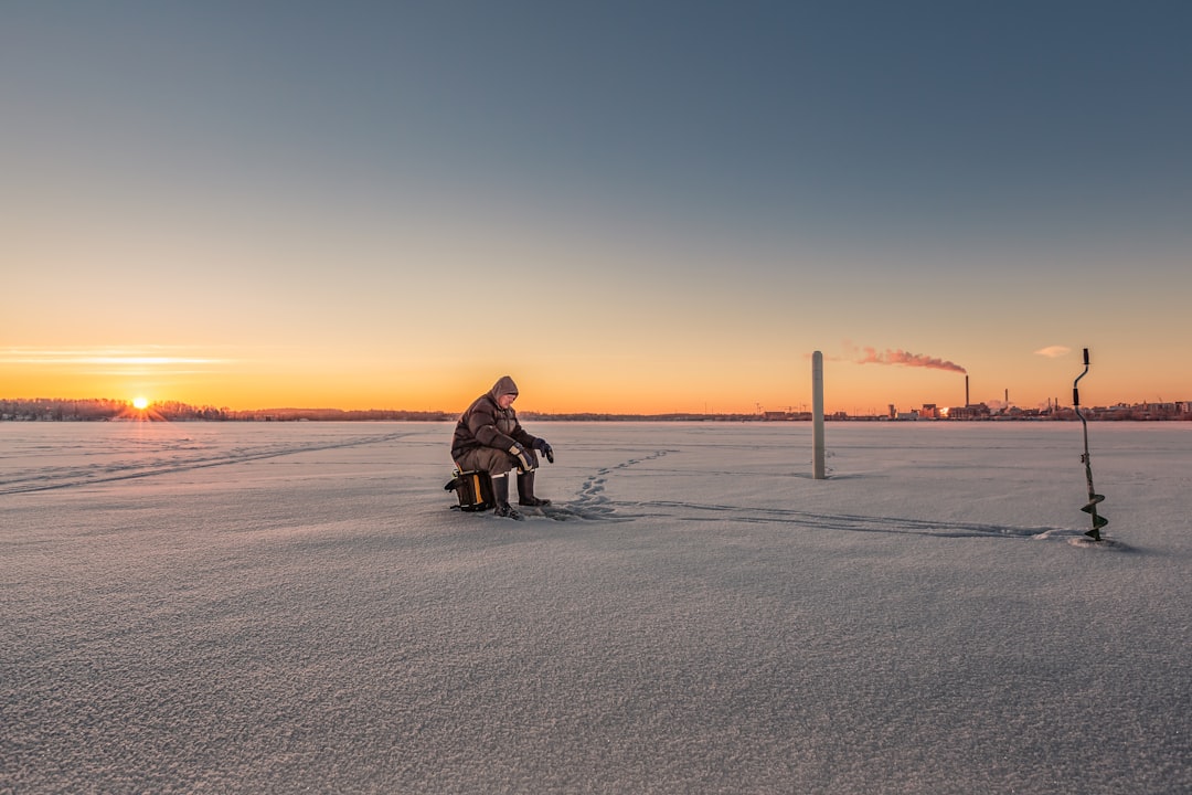 Winter fishing in Norway